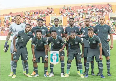  ?? ?? Super Eagles take on the Carthage of Tunisia in today’s crucial AFCON Round of 16 at the Roumde Adjia Stadium, Garoua, Cameroun