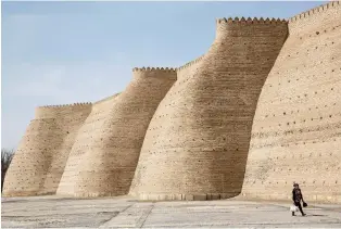  ??  ?? The Ark of Bukhara is a fortress in Bukhara, Uzbekistan — one of the region’s best-preserved medieval cities.