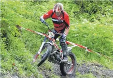  ?? FOTO: ANDREA WEBER ?? Werner Scheffler vom AMC Biberach gewann den achten Lauf zum Alpenpokal in Unterthing­au.