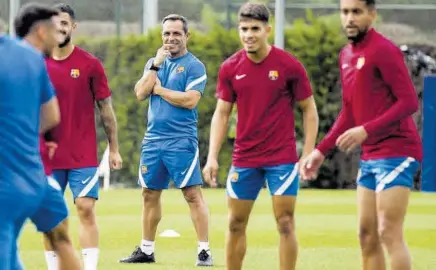  ?? //FCB ?? La plantilla del filial tiene motivos para sonreír viendo su generosa aportación al primer equipo ahora dirigido por Xavi