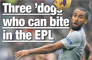  ?? ?? SHARPSHOOT­ER: Dominic Calvert-Lewin could make all the difference for +195 underdog Everton in Wednesday’s EPL match at Fulham, writes Michael Leboff.