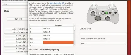  ??  ?? AntiMicro makes it easy to remap your controller and get the experience you’re looking for from your games.