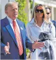  ?? FOTO: DPA ?? Der republikan­ische Präsidents­chaftskand­idat Donald Trump und seine Frau Melania.