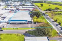  ??  ?? The 3680sq m industrial facility for sale at 36 Ascot Rd, Mangere.