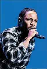  ?? JOSE JORDAN/GETTY-AFP ?? Rapper Kendrick Lamar roiled social media with the release of a new song, “The Heart Part 4.”
