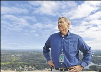  ?? BRANT SANDERLIN / BSANDERLIN@AJC.COM ?? Bill Stephens is CEO of the Stone Mountain Memorial Associatio­n, which is in the planning phase of building a monument that honors the Rev. Martin Luther King Jr., who said “Let freedom ring from Stone Mountain of Georgia.”