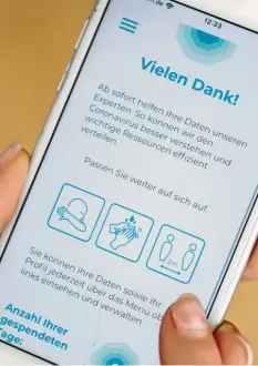  ?? Foto: Matthias Balk, dpa ?? Experten zweifeln an der Sicherheit von Corona-Apps.