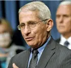  ??  ?? Dr Anthony Fauci.