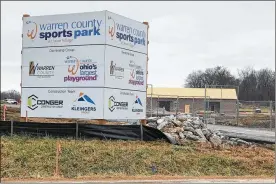  ?? LAWRENCE BUDD / STAFF ?? Half of the $15 million debt owed on the Warren County Sports Park at Union Village was refinanced through the Ohio Communitie­s Accelerato­r Fund.