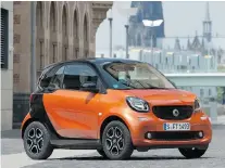  ??  ?? The 2016 Smart fortwo has come a long way.