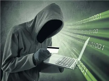  ?? /123RF ?? ID theft is a big problem that can happen to anyone of us. If fraudsters open an account in your name and it is unpaid, this can result in a judgment against you.