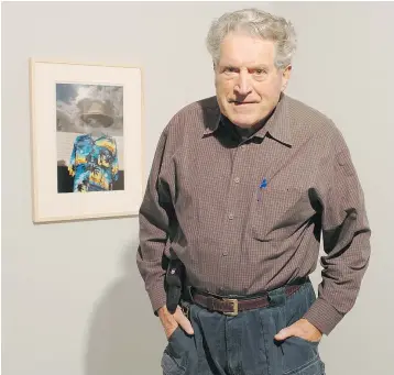  ?? GLENN BAGLO/PNG FILES ?? Photograph­er Fred Herzog, shown in 2007, had the vision and courage to shoot in colour when black and white was the norm.