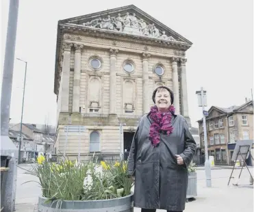  ??  ?? IMPRESSIVE TOWN: Mayor of Todmorden, Coun Ruth Coleman-Taylor.