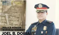  ?? FOTO GRABBED FROM METROBANK FOUNDATION FB PAGE ?? POKEMON. For pioneering an anti-illegal drug program, Oplan Pokemon, CCPO Director Joel B. Doria has been recognized among Metrobank Foundation’s Outstandin­g Filipinos 2017.