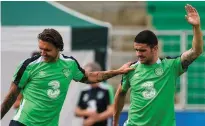  ??  ?? Stephen Kenny is hoping to help Jeff Hendrick and Robbie Brady realise their full potential