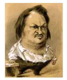  ??  ?? Ultramoder­ne. Caricature d’Honoré de Balzac (1799-1850) par Nadar (1820-1910).