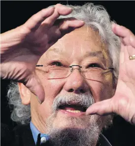  ?? DARRYL DYCK / THE CANADIAN PRESS FILES ?? A decision to give David Suzuki an honorary degree has come under fire from a University of Alberta economist.
