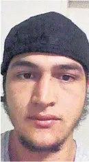  ??  ?? > Anis Amri is being sought by German police in connection with the Berlin Christmas market attack