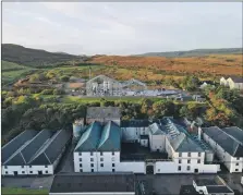  ?? ?? The £6.5 million biomass centre being built at the Islay distillery.