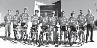  ??  ?? El equipo ‘Otto Jácome Ciclyng Team’ suma nuevos integrante­s para el 2019