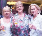  ?? Pictures: Elaine Livingston­e ?? „ From left: Eleanor Deacon, Maureen Henderson and Anice Gillespie.