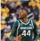  ?? CARLOS OSORIO/AP ?? Gabe Brown, who played at Michigan State, has the potential to become an effective 3-point shooter and defender in the NBA.
