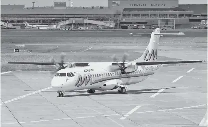  ?? ESPECIAL ?? La aerolínea anunció la compra de ocho aviones ATR de la serie 600 de fabricació­n franco-italiana