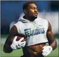  ?? STEPHEN BRASHEAR — THE ASSOCIATED PRESS ?? The Seahawks’ DK Metcalf will race in the 100 meters at this weekend’s Golden Games in Southern California.