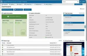  ??  ?? LEFT The iDRAC9 chip delivers management services, with remote control as an extra