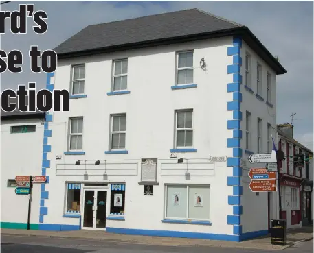  ??  ?? The Corner House in Ballylongf­ord, which will go under the hammer at The Munster Property Auction in Cork on September 19 at bids over €79,000.