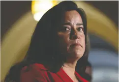  ?? ADRIAN WYLD / THE CANADIAN PRESS FILES ?? Former justice minister Jody Wilson-raybould has announced she will not seek reelection.
