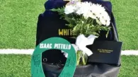  ?? ?? A seat is left for Isaac Pittillo, a member of the White Hall class of 2022 who died in October 2020.