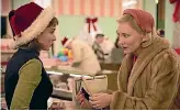  ??  ?? Both Rooney Mara and Cate Blanchett were nominated for Oscars for their roles in Carol.