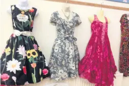  ??  ?? Vintage fashions from the ‘30s, ‘40s and ‘50s and ‘60s will be on offer