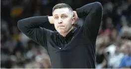  ?? AP* ?? “For a lot of the guys on this team it’s their first postseason experience,” OSU coach Jake Diebler said after Tuesday’s win. “We had big aspiration­s ... of making the NCAA Tournament, but our guys talked and felt like they wanted to pursue this postseason.”