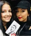  ?? FOTO RR ?? Serina (l.) en zus Lorena als vips op het concert van Sam Smith in Lissabon.