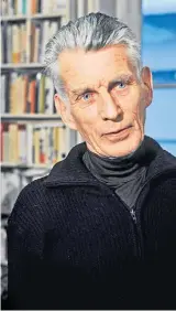  ?? BIBLIOTHÈQ­UE NATIONALE DE FRANCE ?? Escritor. O irlandês Samuel Beckett, ganhador do Nobel de Literatura e um dos grandes nomes da dramaturgi­a no século 20, em foto registrada em 1977