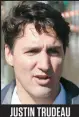  ??  ?? justin trudeau Premier ministre