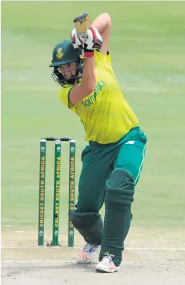  ?? Picture: Gallo Images ?? BRISK. Proteas opener Tazmin Brits got the team off to a good start in their third Twenty20 match against Sri Lanka in Centurion yesterday.