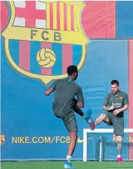  ??  ?? ESTRELLA. Messi se entrenó bien antes de enfrentar con el Barcelona al Sevilla.