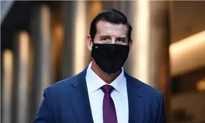  ?? Photograph: Joel Carrett/AAP ?? ‘I saw these things’: first Afghan witness in Ben Roberts-Smith defamation trial has told court he saw his uncle’s body being dragged into the bush after ‘a big soldier’ kicked him down a steep embankment.