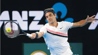  ?? EDGAR SU/REUTERS ?? Rotina. Roger Federer está em mais uma final de Grand Slam, a 30ª de sua carreira