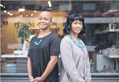  ?? PHOTOS BY THE NEW YORK TIMES ?? Tannis and Mara Bundi said online orders to their store, the Green Jar, increased 500% since it was featured on Not Amazon.