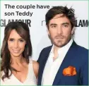  ??  ?? The couple have son Teddy