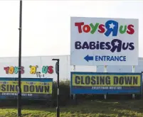  ?? (Hannah McKay/Reuters) ?? THE TOYS ‘R’ US store in Coventry, England, is seen on Tuesday.