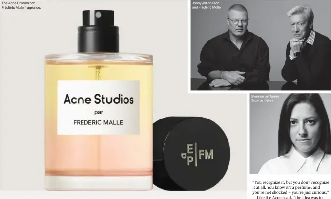  ?? The Acne Studios par Frédéric Malle fragrance. ??