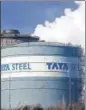  ??  ?? Tata Steel’s consolidat­ed revenue rose over 11% to ₹39,809 cr during the quarter.