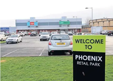  ?? ?? Caught A driver was arrested and charged after being found
with cannibis and a large quantity of cash in
Phoenix Retail Park