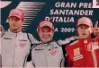  ?? EPA AP ?? ● 1. La prima vittoria con la Ferrari al GP di Germania 2000; ● 2. Sotto con Montezemol­o in Cina nel 2004; ● 3. Sul podio di Monza 2009, 11o e ultimo trionfo in F.1 con Button (2O) e Raikkonen (3o)