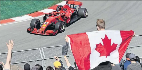  ?? FOTO: AP ?? El piloto germano se hizo con la pole tras dos carreras sin salir primero y hundió un poco más al líder del Mundial, Lewis Hamilton, que deberá remontar desde la cuarta plaza